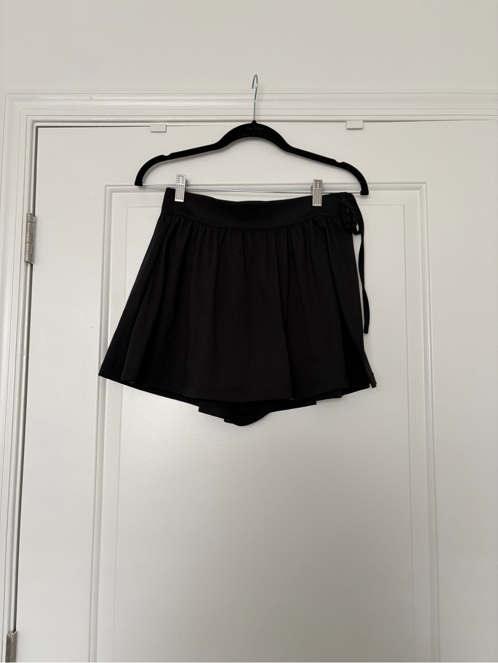 Madewell MWL Black Mini Wrap Skort